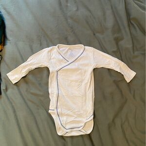 Oso & Me Crossbody One-piece White and Blue 18M